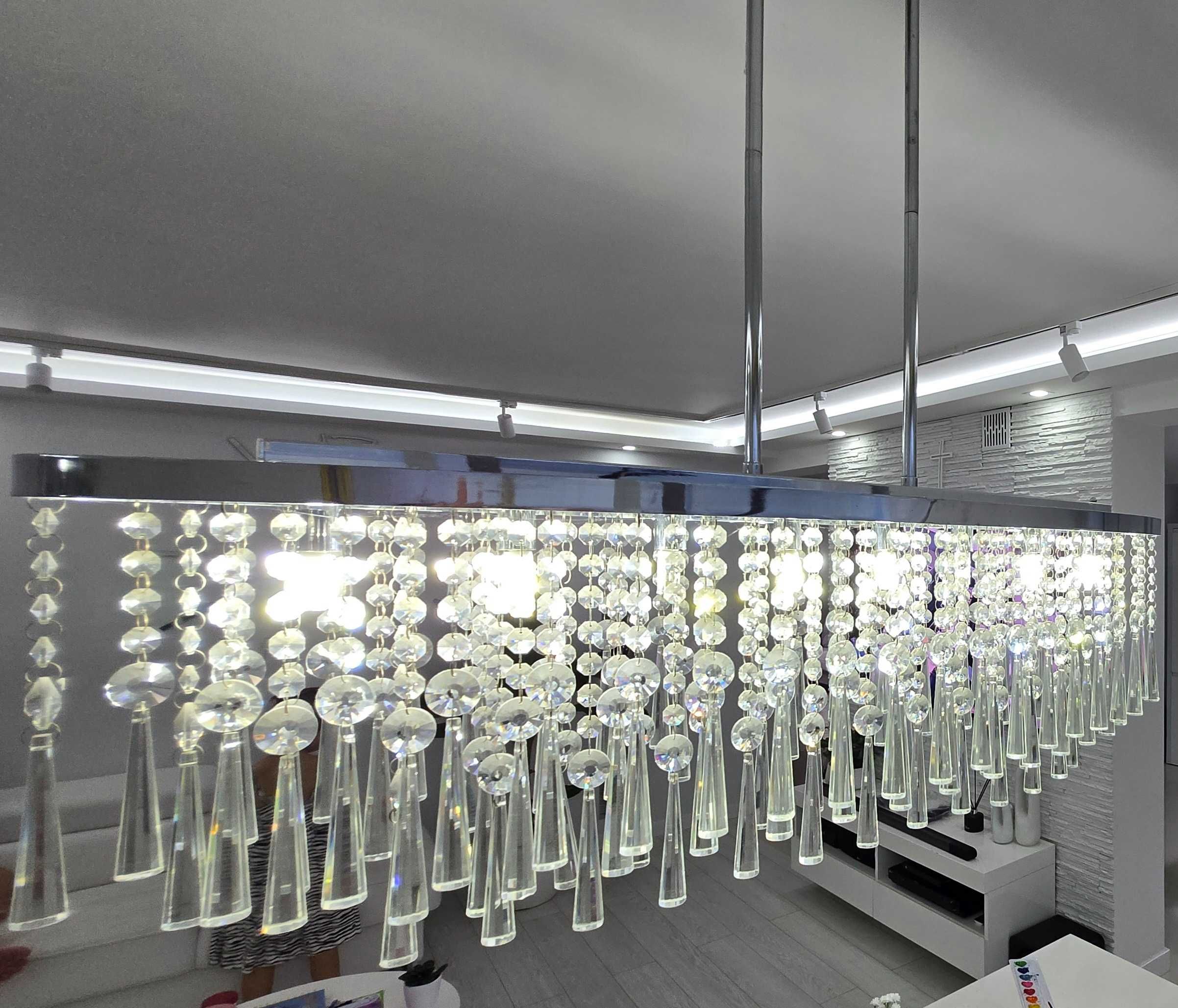 Kryształowa lampa Glamour