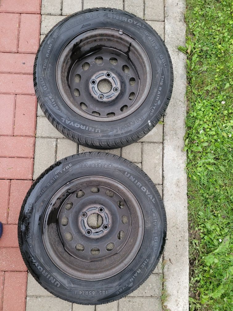 185/65 R14T opona z felgą Uniroyal