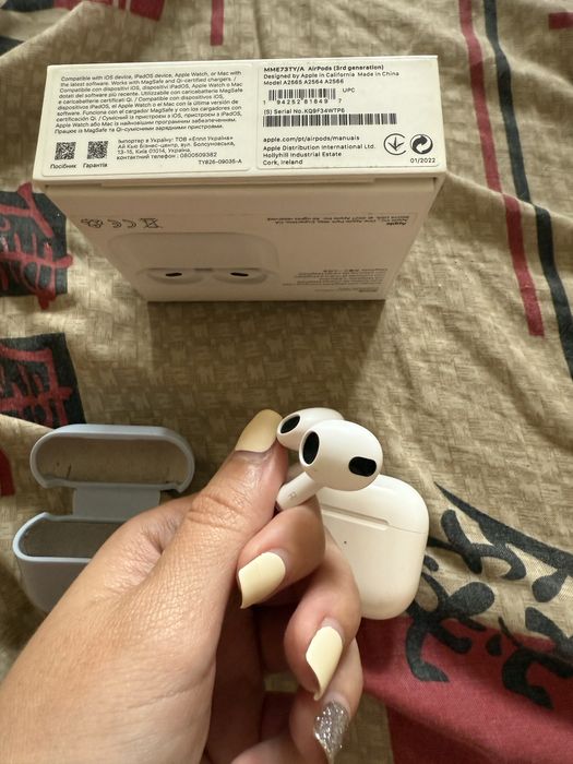 Наушники Apple AirPods 3 ОФИЦИАЛЬНЫЕ ! Оригинал!