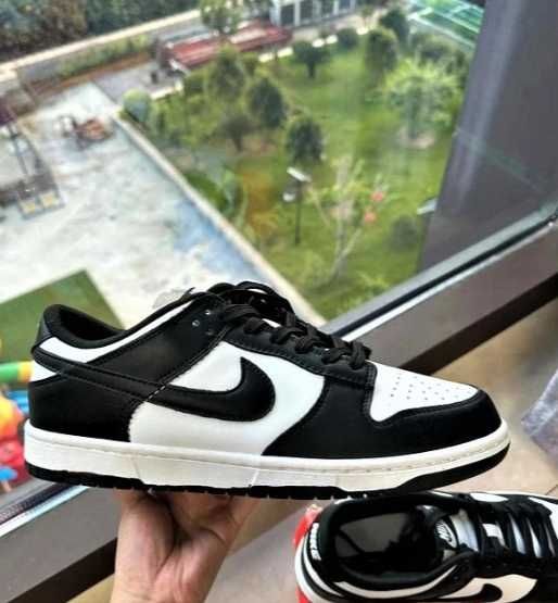 nike dunk biack low whute panda 37