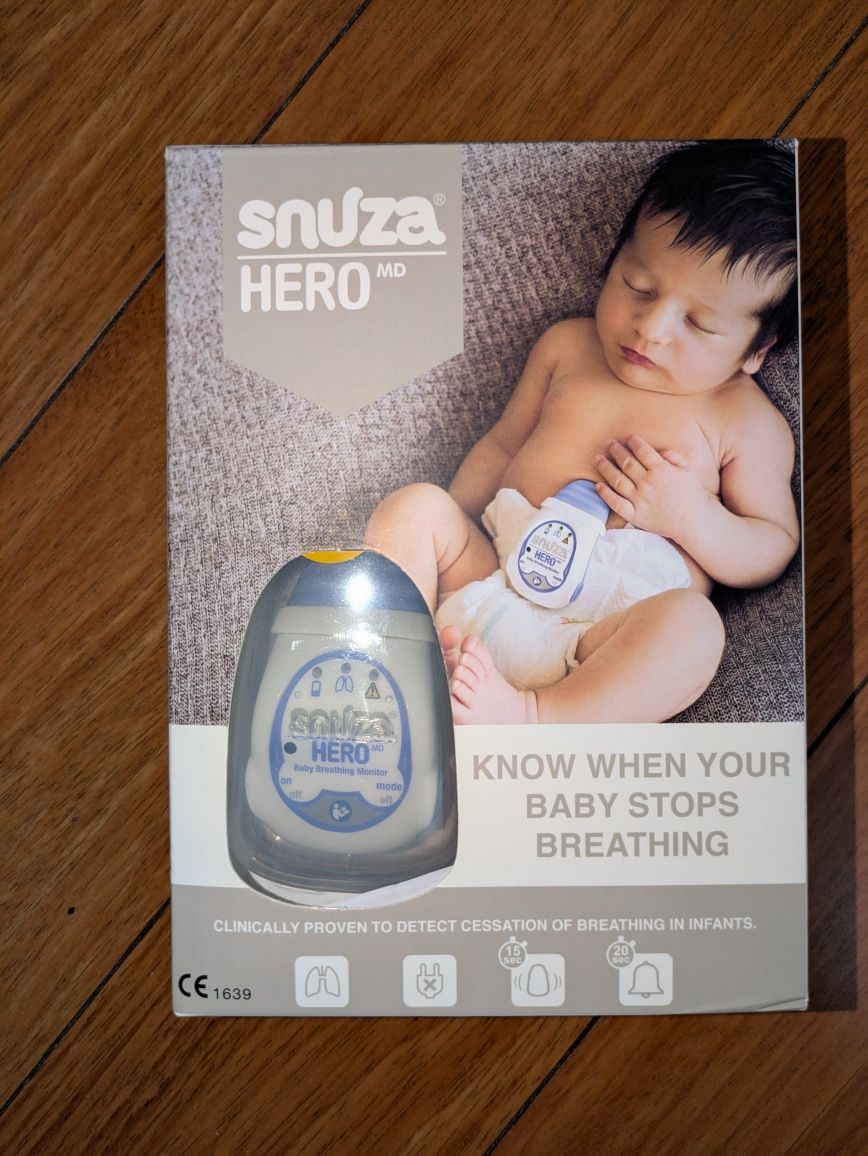 Snuza hero - monitor sono para respiração bebé que rola - pediatria