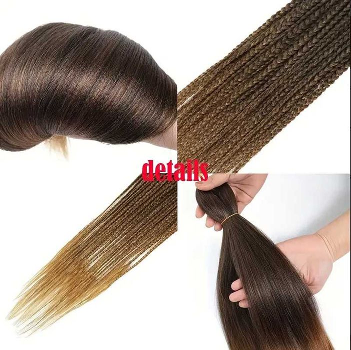 8 opakowań Ombre Pre Stretched Braiding Hair, 75cm - 8 opakowań
