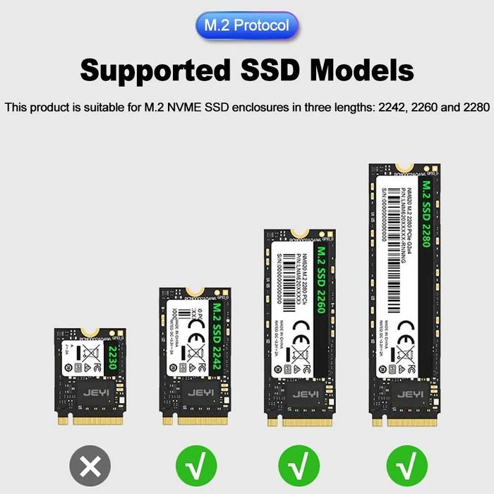Зовнішня кишеня Onvian M15 20Gbps M.2 NVMe/SATA SSD - USB3.2 з кулером