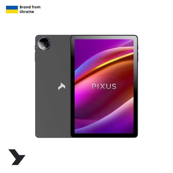 Планшет Pixus Loga 10,1 HD IPS EyeCare 4+4/128GB Wi-Fi 6000 mAh графіт
