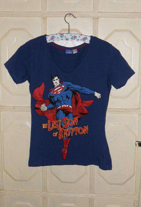 Granatowa bluzka Superman 36,S/38,M The Last Son Of Krypton DC Comics