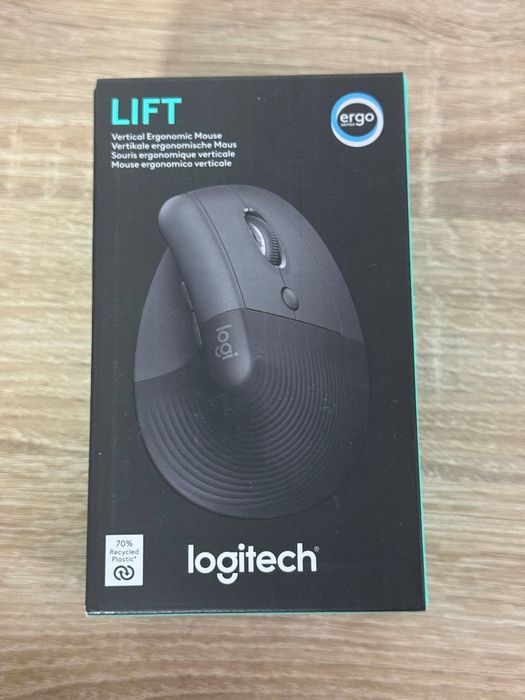 Бездротова миша Logitech Lift Ergonomic Vertical Graphite (910-006473)