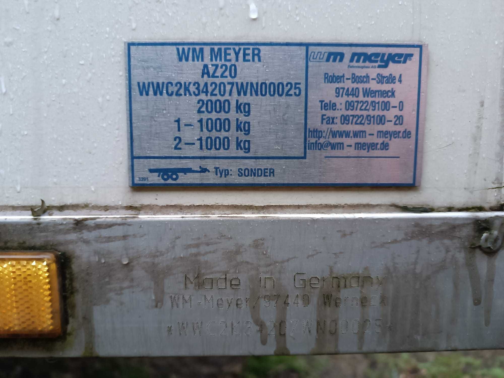 Przyczepa kontener WM Meyer