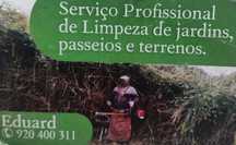 Limpeza de terrenos.