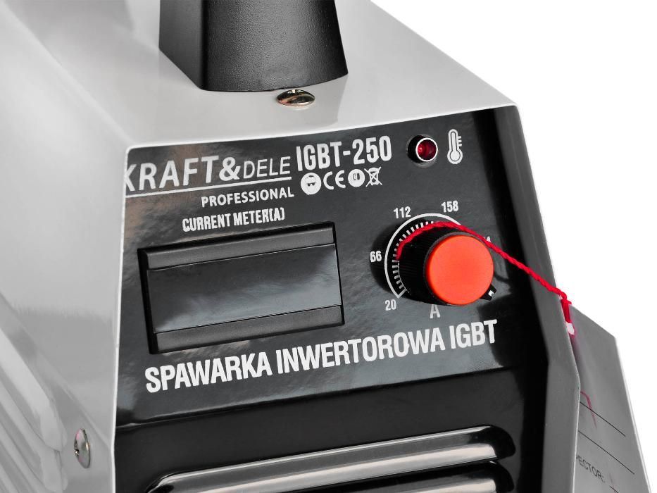 Spawarka inwertorowa 250A KD1841 MMA 230V LCD Kraft&Dele