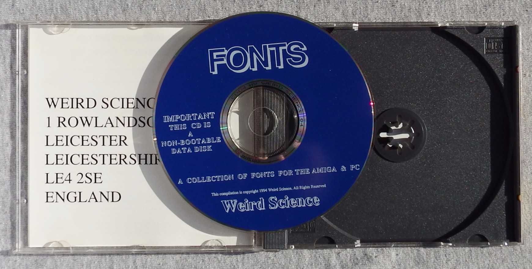CD Fonts disk AMIGA and PCcompatible (CD-ROM)