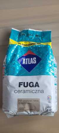 Fuga ceramiczna ATLAS 10 kg (2x5kg) - kolor szarobrązowy 212 - NOWA