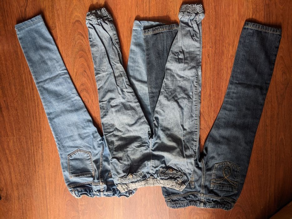 Pack 3 calças ganga menina 7-8 anos