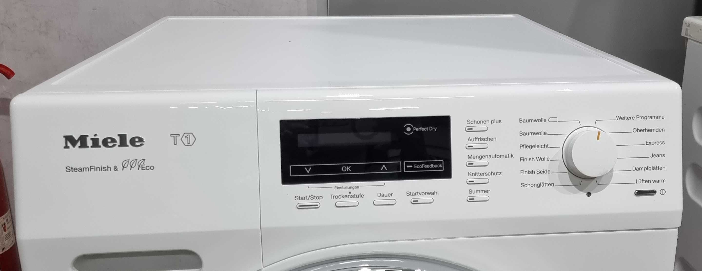 Suszarka z pompą ciepła Miele T1 TKG850WP, 8kg, SteamFinish - Para