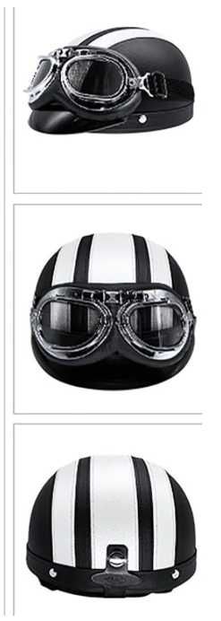 Capacete de motocicleta vintage