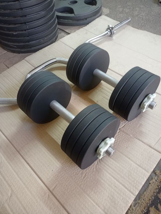 Гантели наборные металлические покрашенные гантели