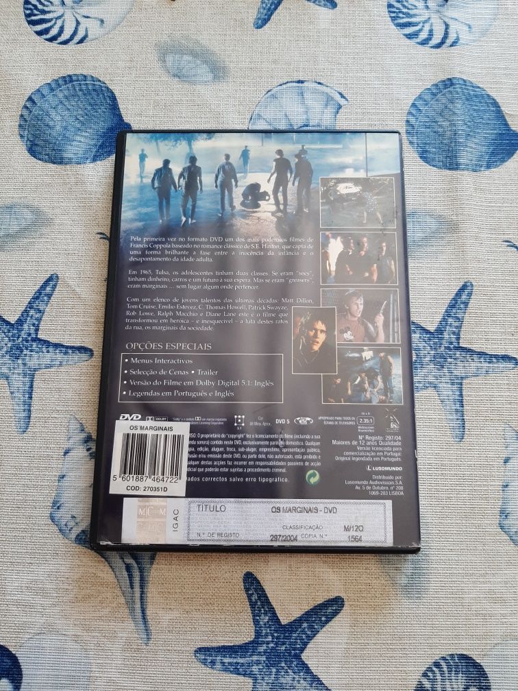 Filme DVD The outsiders Os marginais