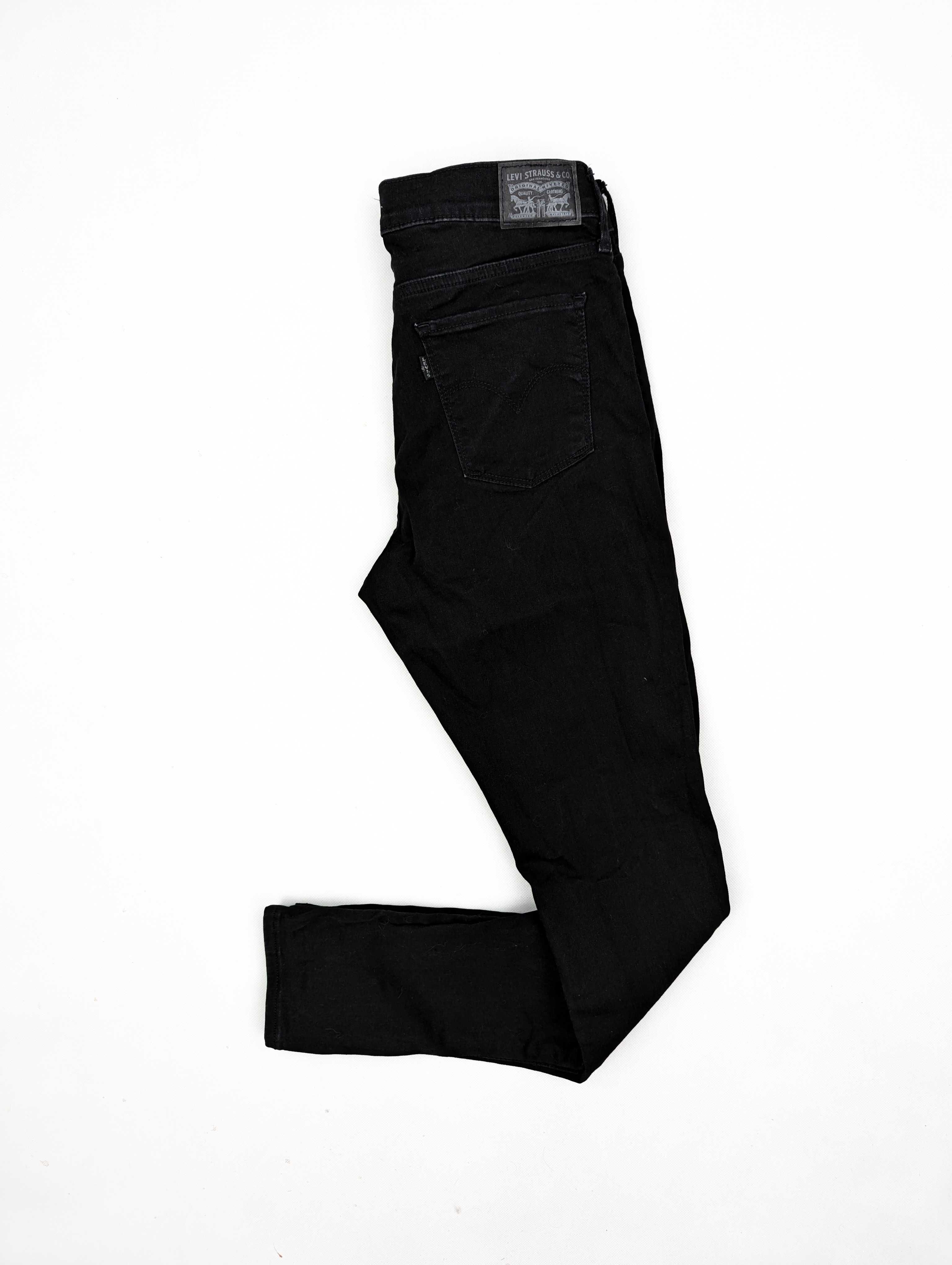 Levi's 311 shaping skinny 31 czarne spodnie jeansy L