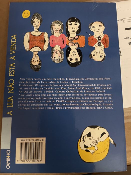 Livro “A lua não está à venda” de Alice Vieira