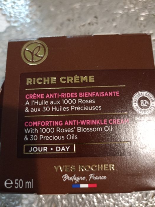Riche Creme przeciwzmarszczkowy regenerujący 50 ml Yves Rocher, nowy