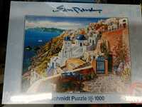 Puzzle 1000 el. SAM PARK Widok z Santorini