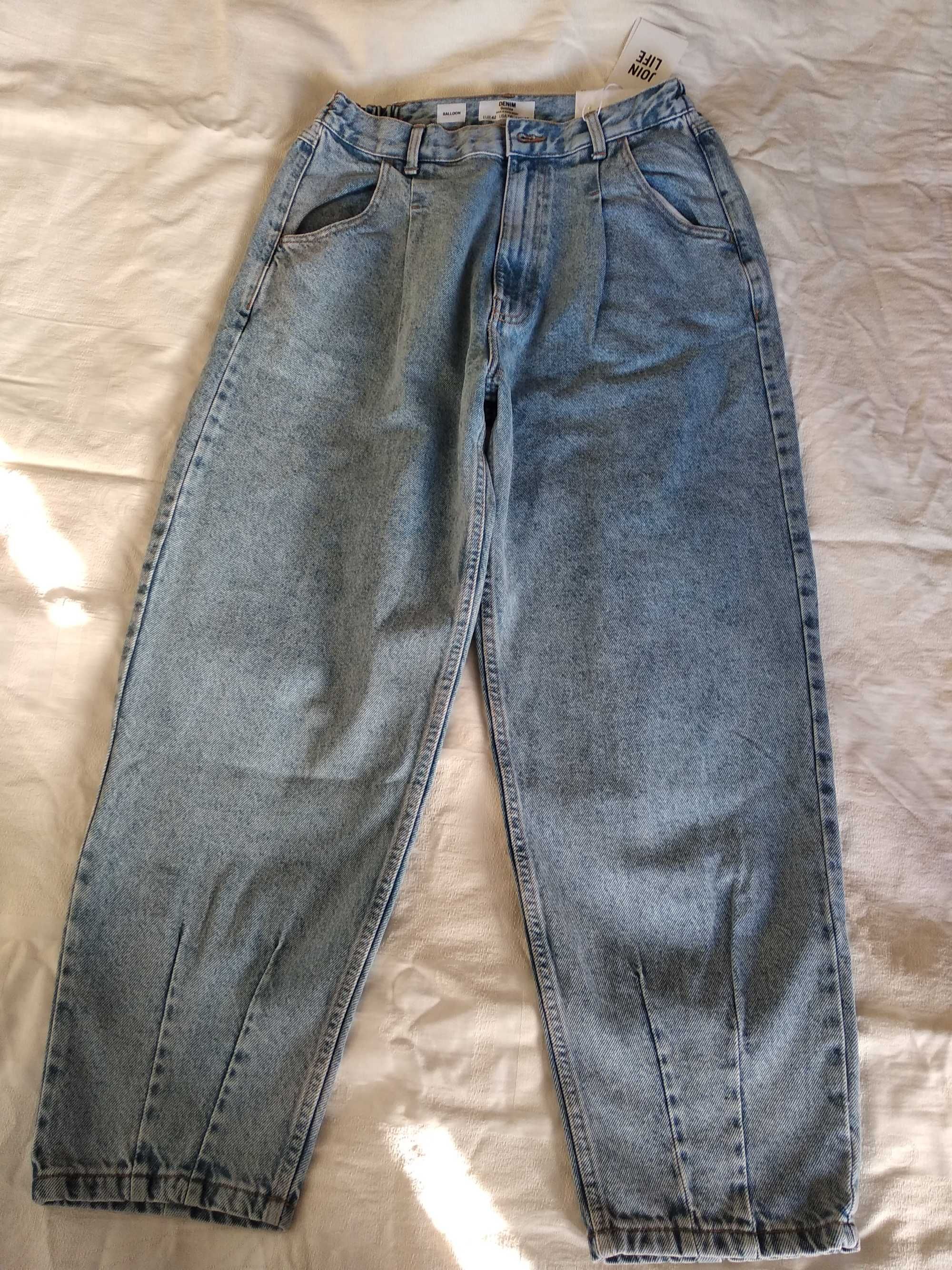 Джинсы Bershka, ballon fit jeans, р.38