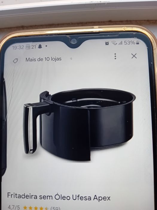 Airfryer fritadeira sem óleo ufesa Apex