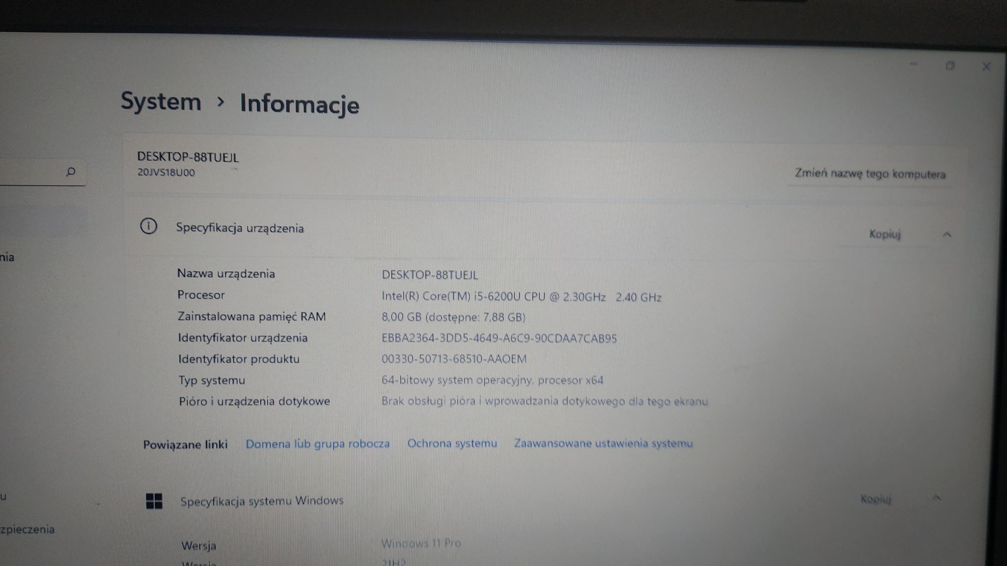 Laptop Lenovo L470 cały zestaw, nowy dysk 512 GB, wydajniejsza bateria