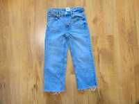 rozm 128 Lager 157 spodnie jeans typu Coulotte długość 3/4