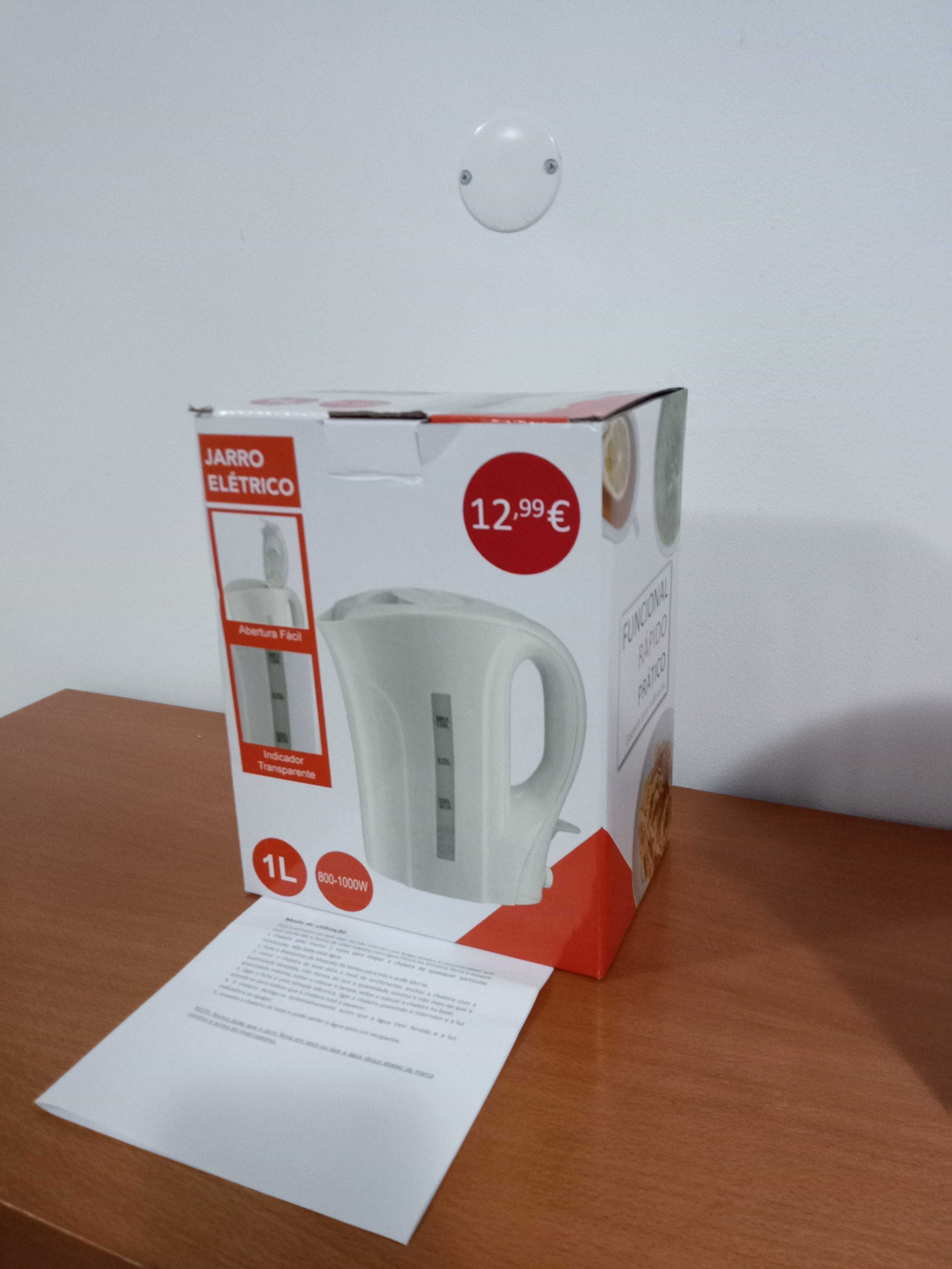 Jarro Elétrico 1 Litro Novo (apenas 1 utilização)