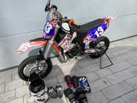 KTM 65 SX 2010r cross cały ubiór kask, buty, ochraniacze, 2x spodnie