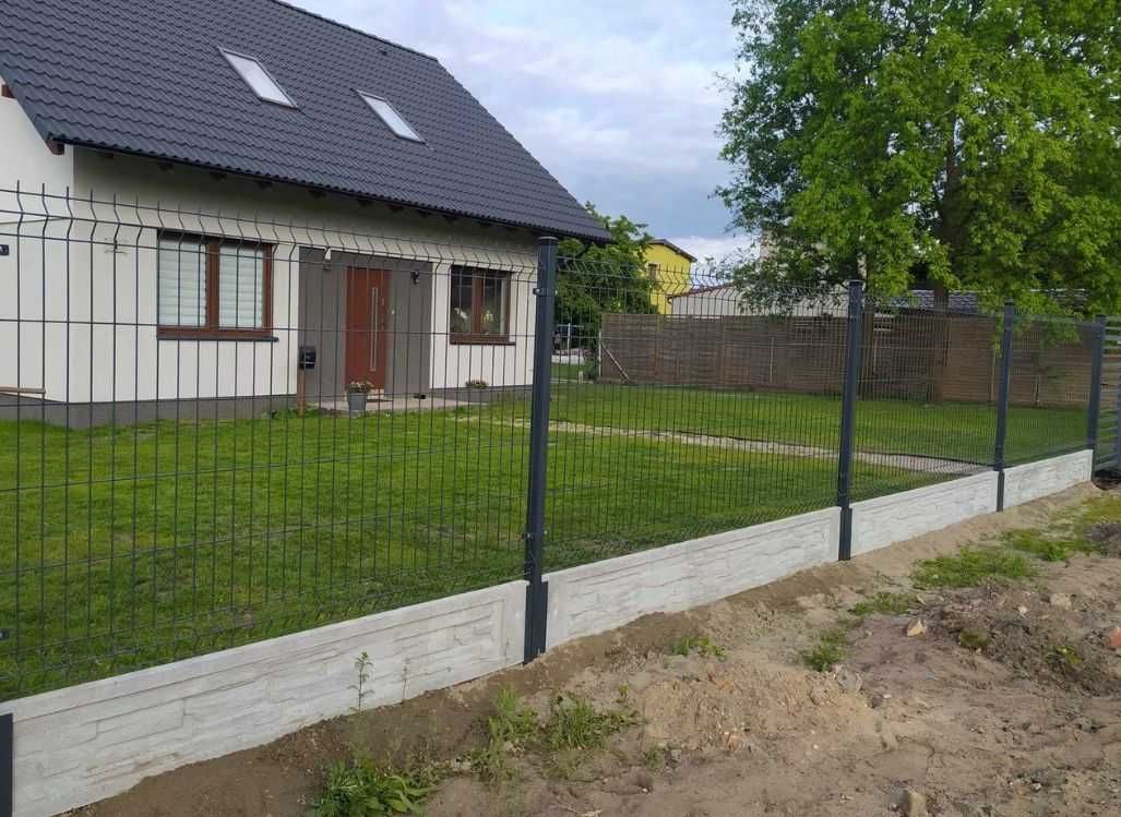 Panele Ogrodzeniowe ,1230mm Ø4 | Ogrodzenie panelowe | Podmurówka