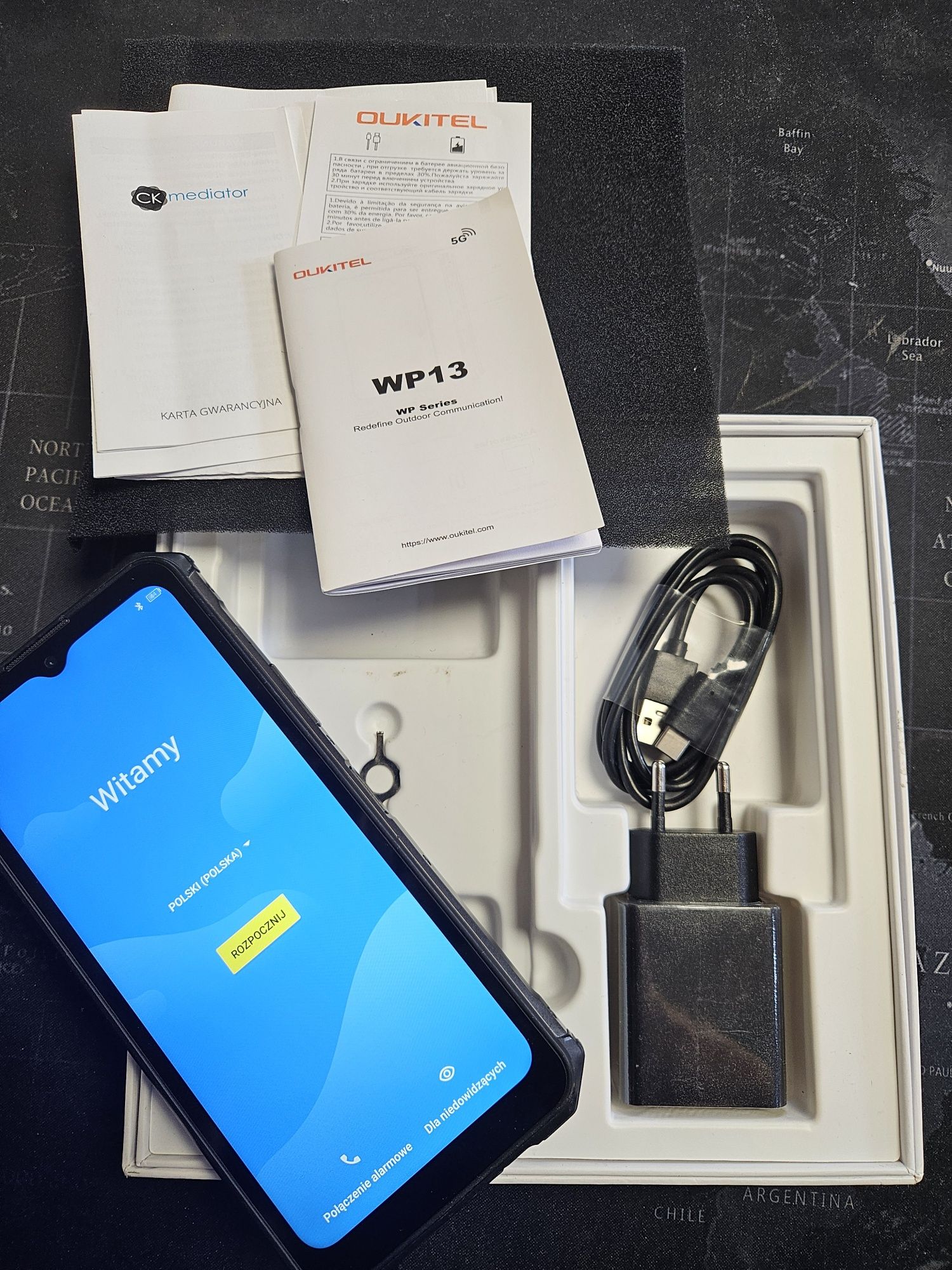 Pancerny smartfon Oukitel WP13 5G 8/128GB