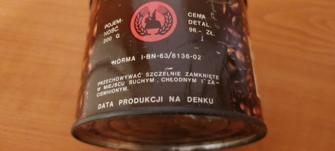 Stara puszka po kawie