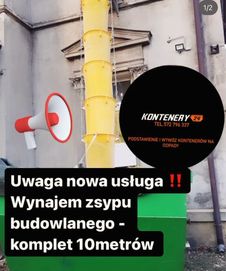 Zsyp na gruz zsyp budowlany , wynajem kontenerów kontenery24