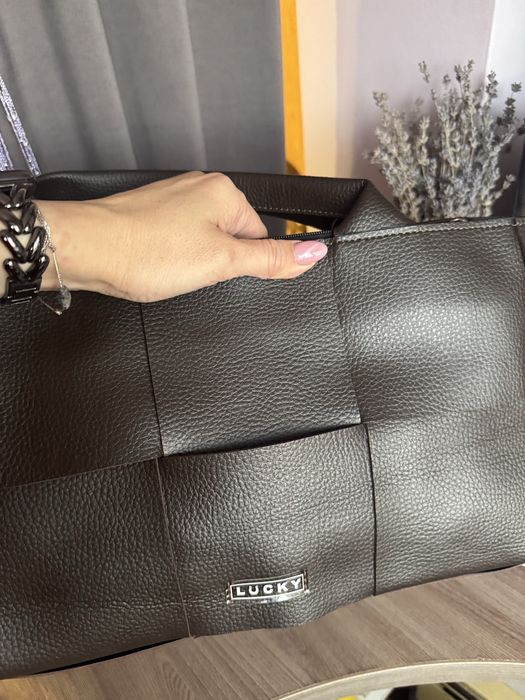 Сумка шоколадного кольору