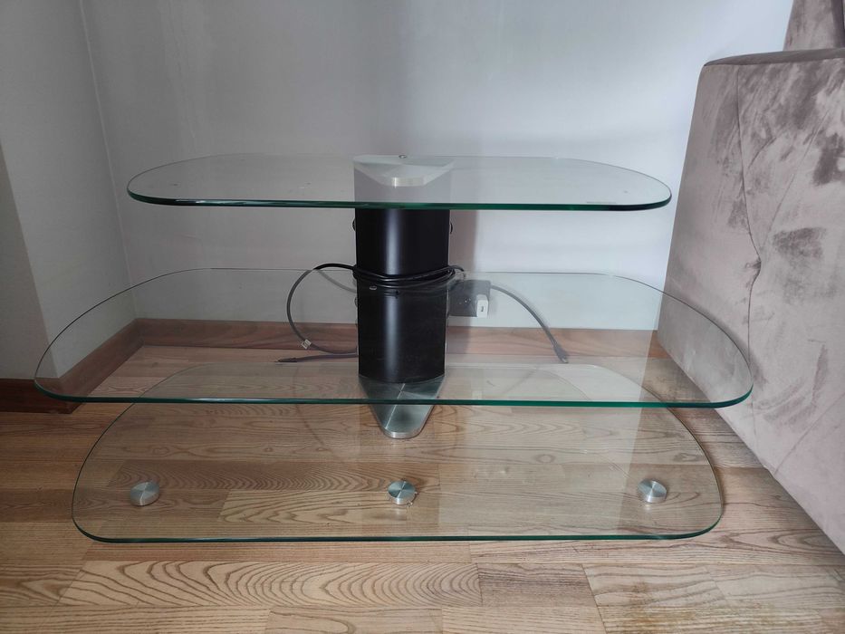 Stolik pod telewizor, RTV szklany