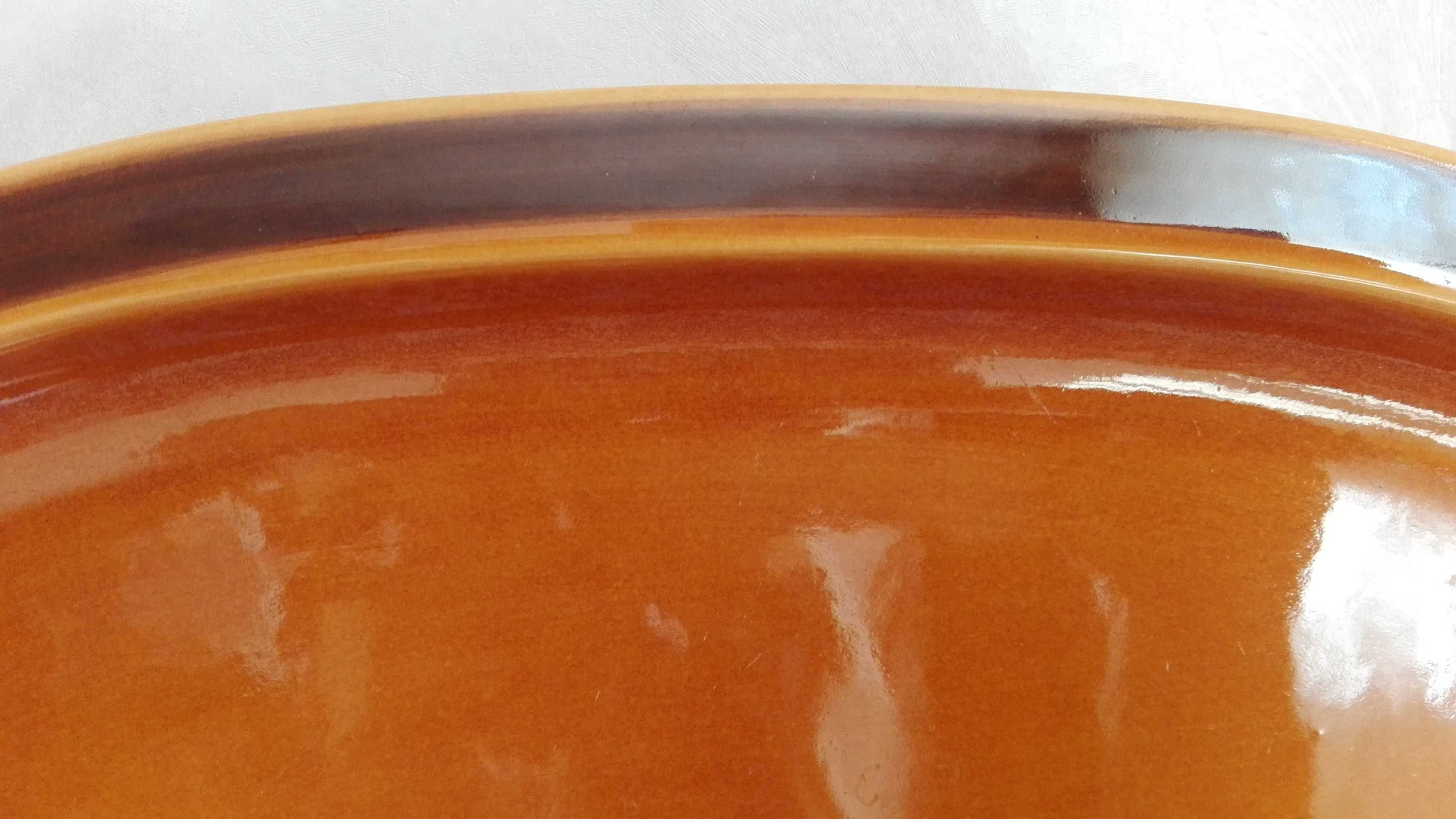 Półmisek duży, porcelit DDR, ręcznie malowany