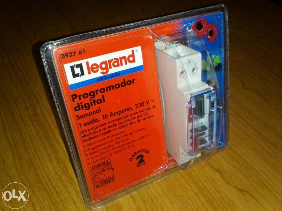 Programador Digital Legrand com 8 programas - NOVO