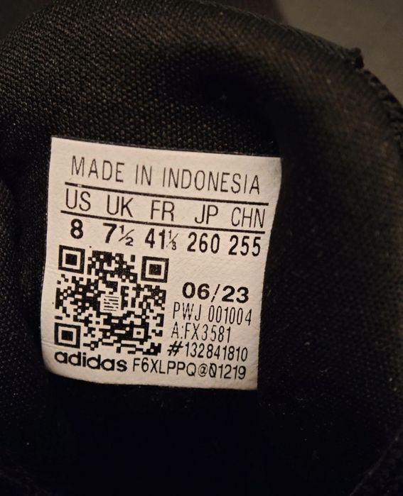Adidas Coreracer używane buty do biegania rozm. 41 1/3 czarne męskie