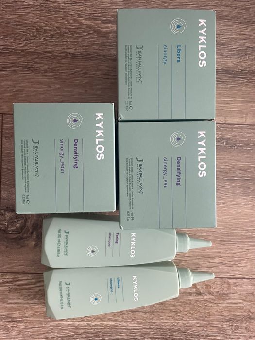 Jean Paul Myne - Szampon,, ampułki, suplementy - zestaw trychologiczny