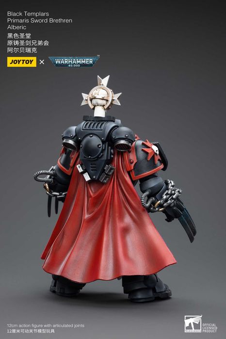 Коллекционная фигурка Joytoy Warhammer Black Templar Brother Alberic