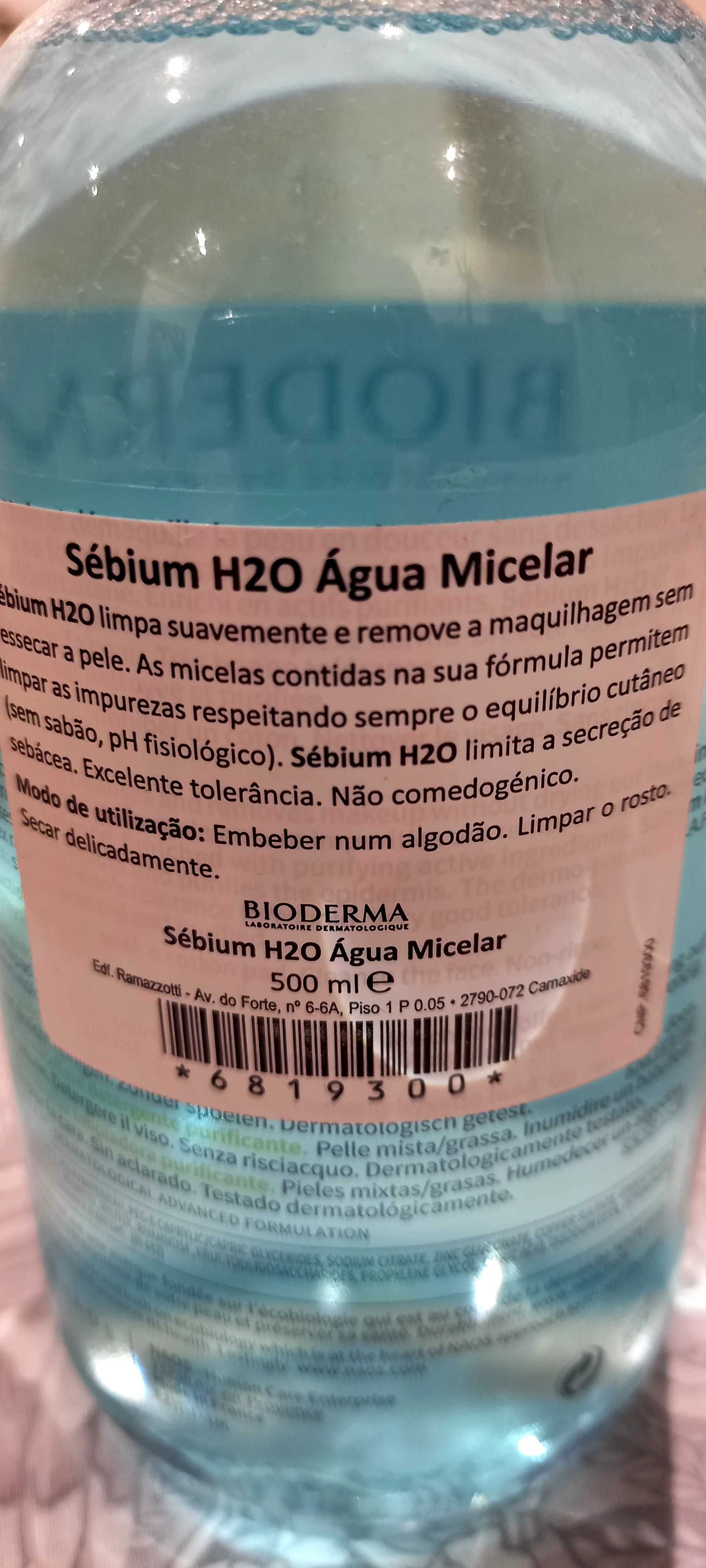 Bioderma sebium H2o 500 ml eau micellaire