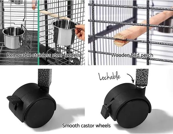 168*100*77 Большой вольер усиленный для птиц,попугаев