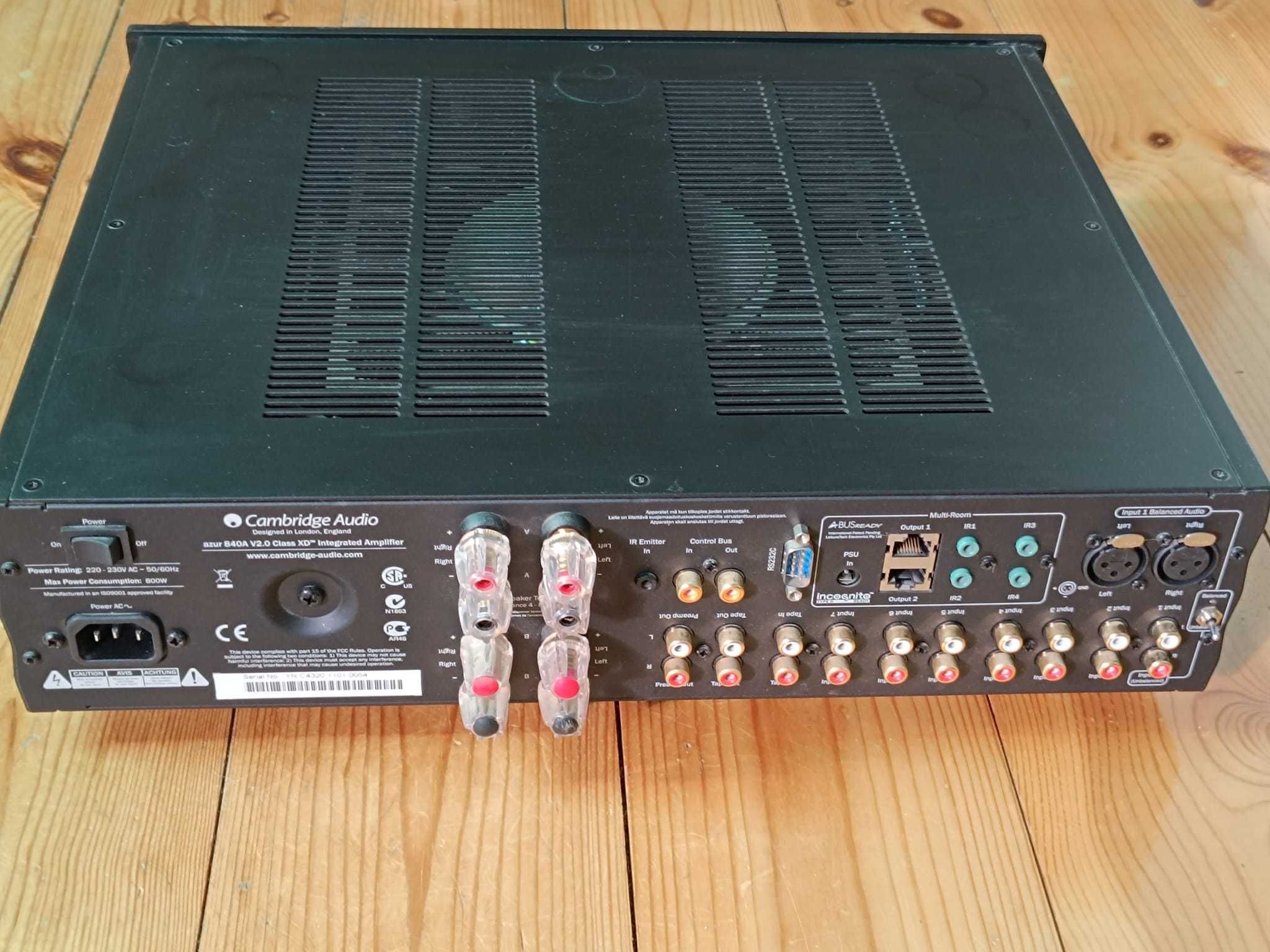 wzmacniacz zintegrowany Cambridge Audio Azur 840A V2.0 Class XD™