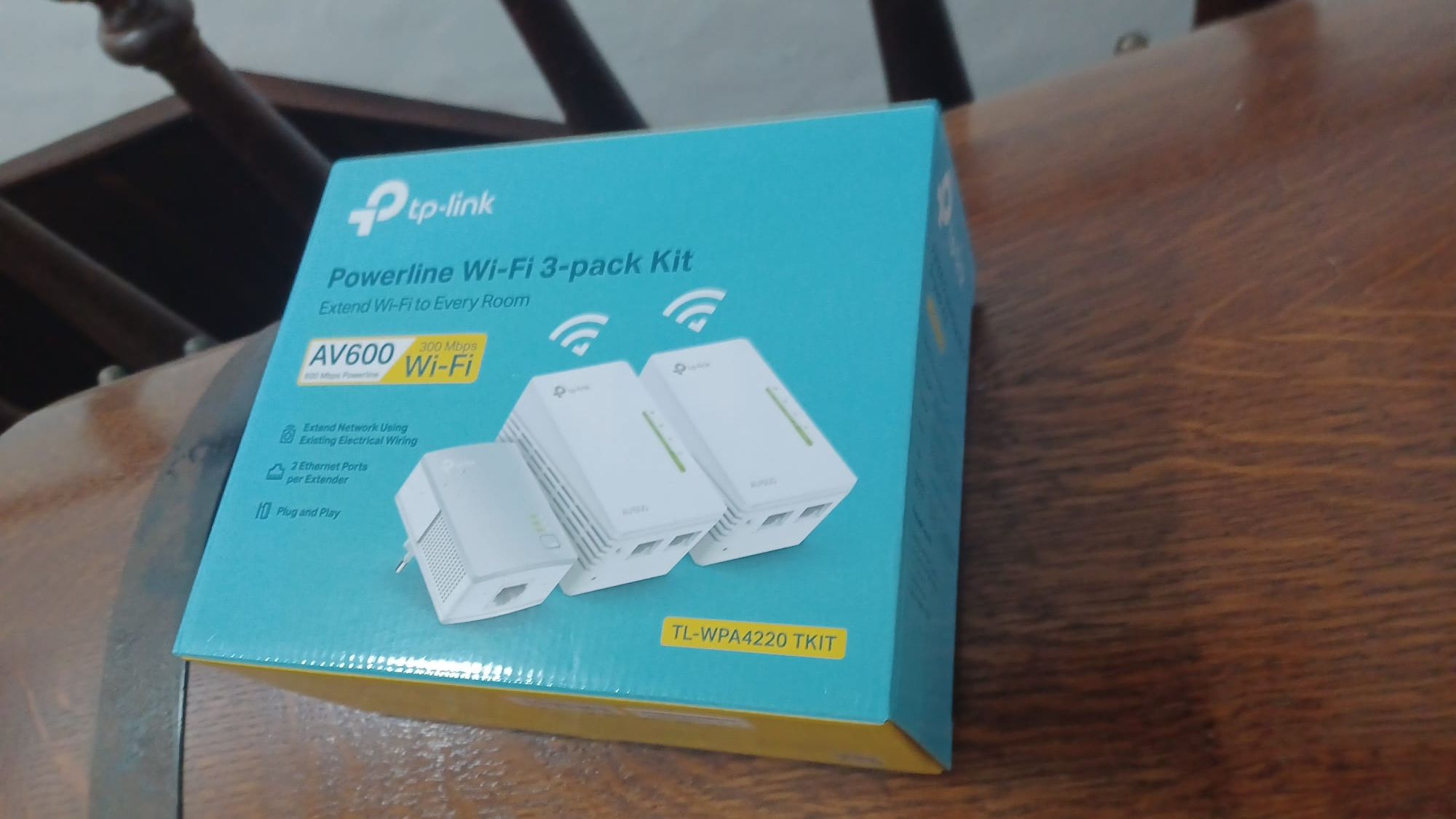 Powerline wi-fi TP-link novo