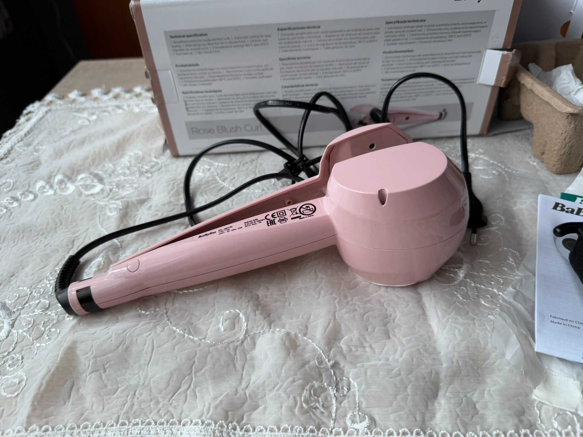 Lokówka automatyczna BaByliss Rose Blush Curl model 2664PRE