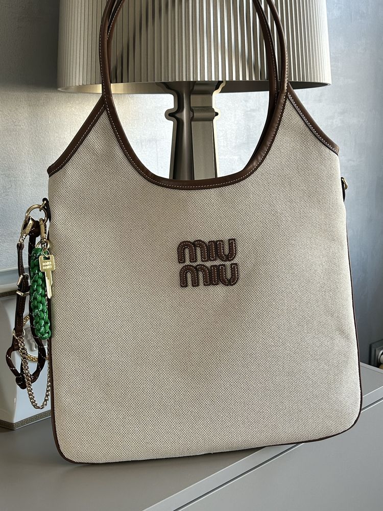 Torebka materiałowa Miu miu
