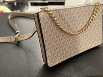 MK Michael Kors original nowa torebka z paskiem beź brąz mała k