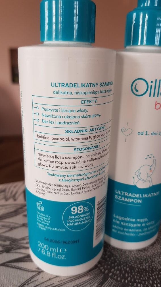 Oillan Baby Ultradelikatny szampon 200ml