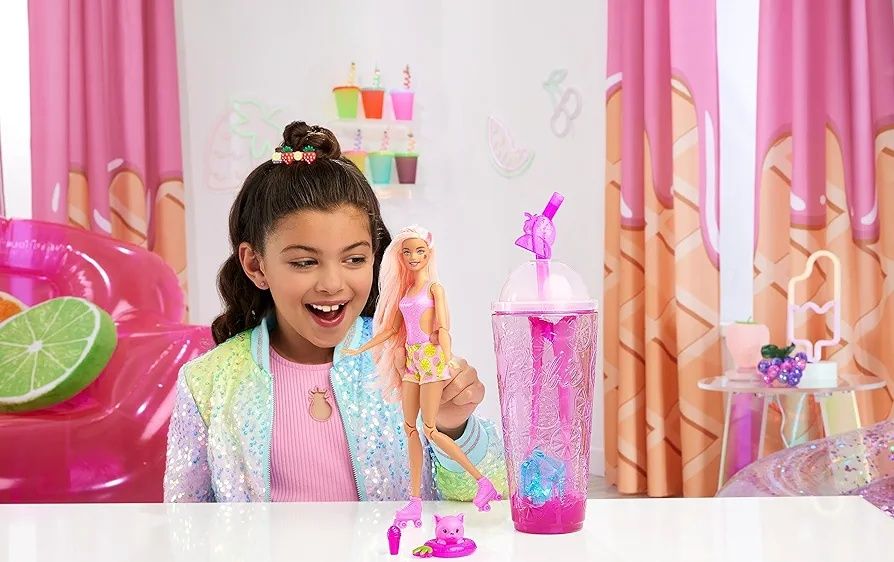 Кукла Barbie Pop Reveal Сочные фрукты Арбузный смузи,виноград,пунш,клу